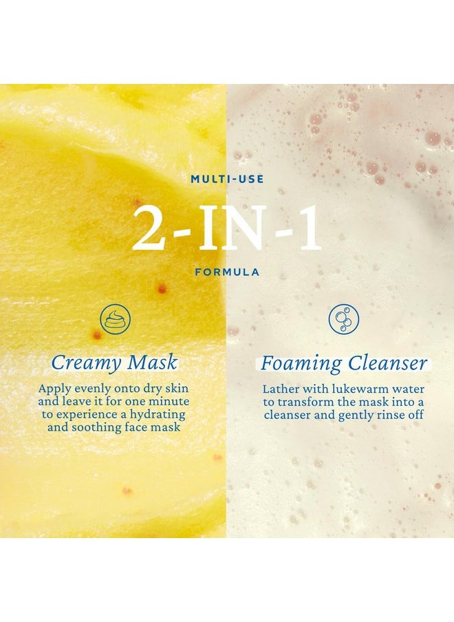 belif Super Knights - Glow Cleansing Mask, 2-in-1 Facial Mask & Cleanser with Multi Vitamin Complex and Glutathione | For All and Sensitive Skin Types | Korean Skincare (5.0 fl. oz)