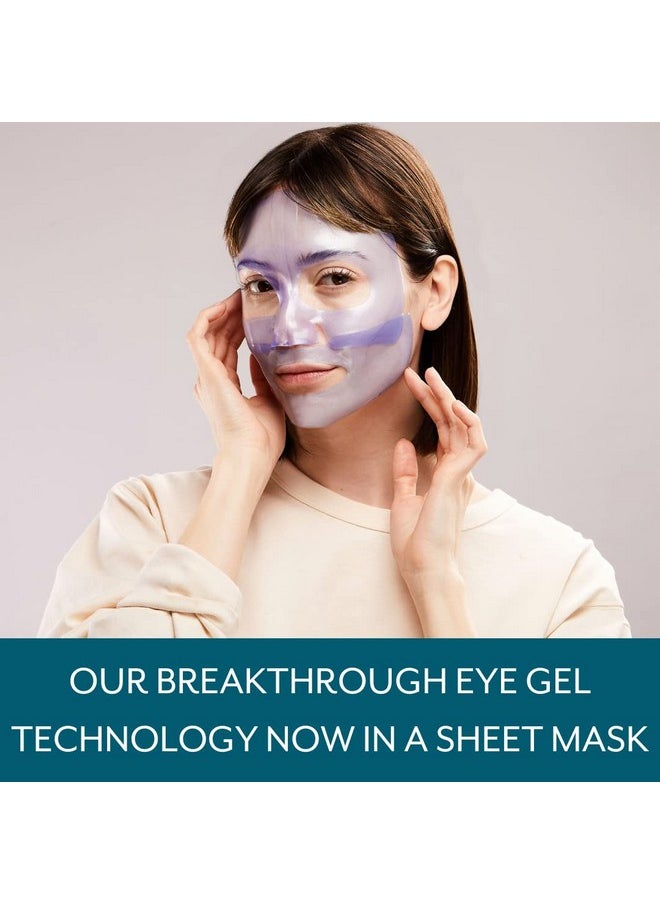 Patchology Hydrogel Face Mask with Retinol and Peptides Beauty Sleep - Gel Face Mask for women and men to reduce fine lines, and hydrate skin. 1 count.