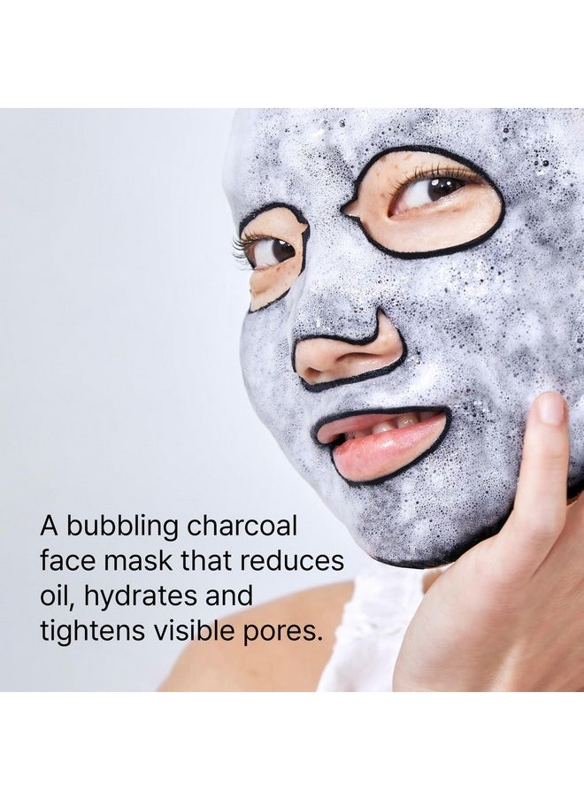 Dr.Jart+ Dermask Porecting Solution Face Mask | Sheet Mask for Oily Skin | Korean Skin Care | Charcoal Face Mask, 5 Pack