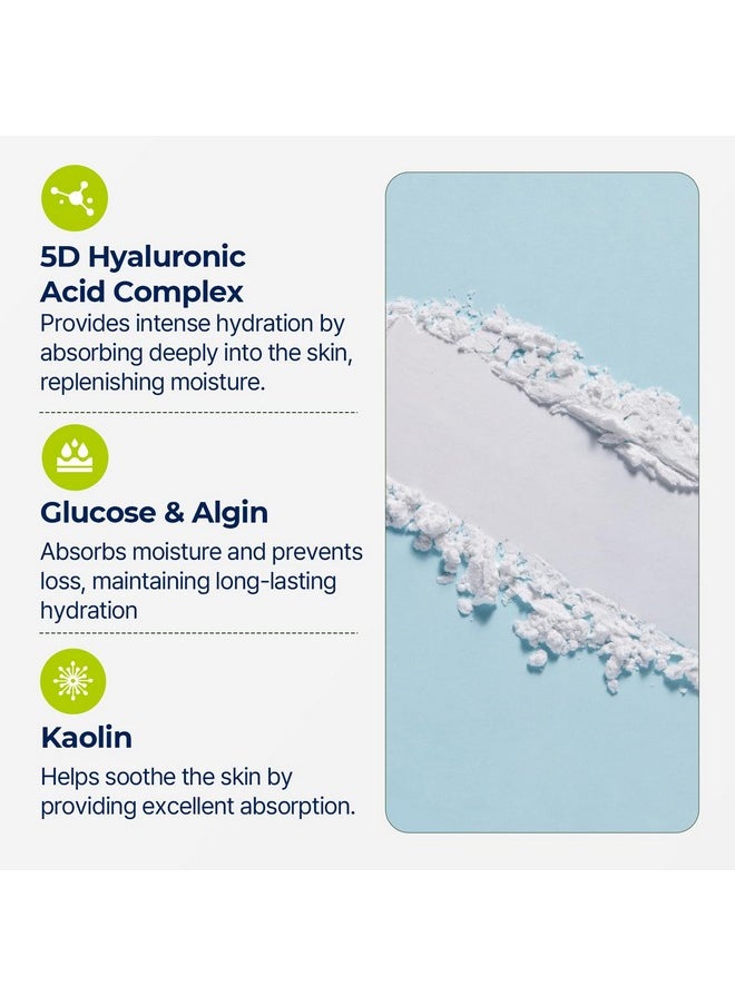 Torriden DIVE IN Modeling Pack (pack of 5) | Intensive Hydration and Cooling | 5D Hyaluronic Acid Complex, Glucose & Algin, Kaolin
