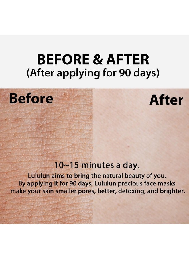 Lululun 32pc Precious Red Facial Sheet Mask, Patented Anti-aging Hydrating & Moisturizing Daily Face Mask Sheet Pack, Japanese Organic & Natural Skincare Extracted by Rice and Honey