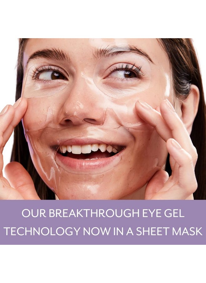 Patchology Brightening Gel Face Mask with Resveratrol and Niacinamide Bubbly - hydrogel Face Mask protects and brightens face while supporting an even skin tone. 1 count.