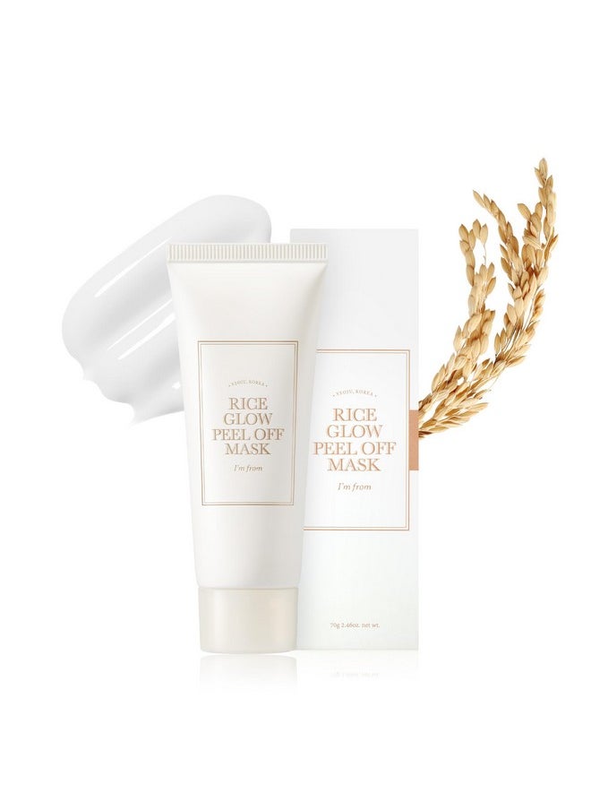 I'm from Rice Glow Peel Off Mask 2.46 Ounce, Unmask Natural Glow, Rice Protein Complex