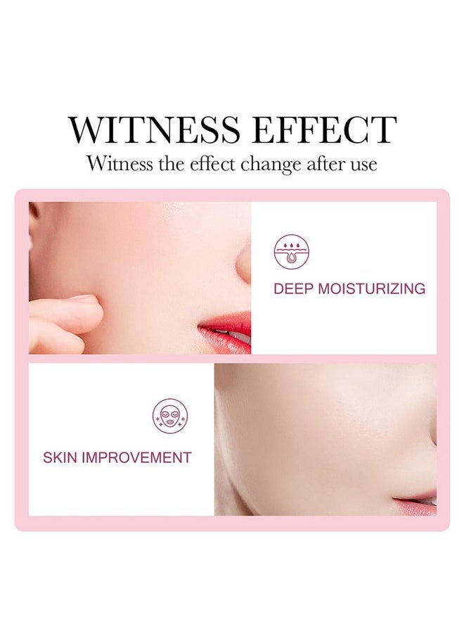 BIOAQUA Facial Mask Firming Deeply Nourish Moisturizing 98% Natural Extract Hydrating Face Mask 5PCS Set (One Of Each (5PCS))