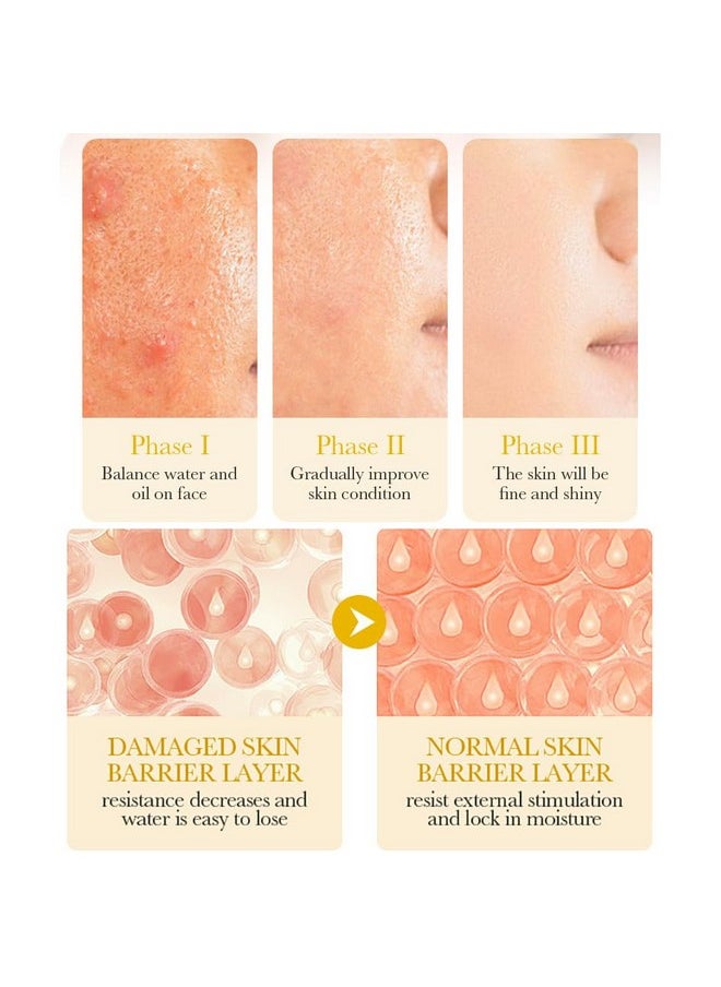 BIOAQUA Facial Mask Firming Deeply Nourish Moisturizing 98% Natural Extract Hydrating Face Mask 5PCS Set (One Of Each (5PCS))