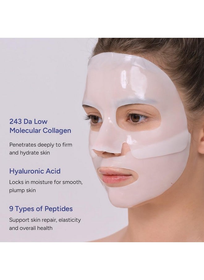 SUNGBOON EDITOR Korean Glass Skin Deep Collgen Boost Set | Real Collagen 2,160,000PPB for Elasticity | Hydrating Collagen Face Mask | Face Serum for Women | Korean Skin Care Set