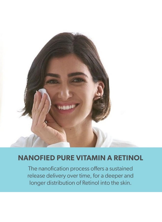 Serious Skincare A Defiance - Vitamin A Retinol Treatment Pads - Anti-Aging for Lines, Wrinkles, Dark Spots - Skin Resurfacing Cushions for Facial Radiance - 60 Count