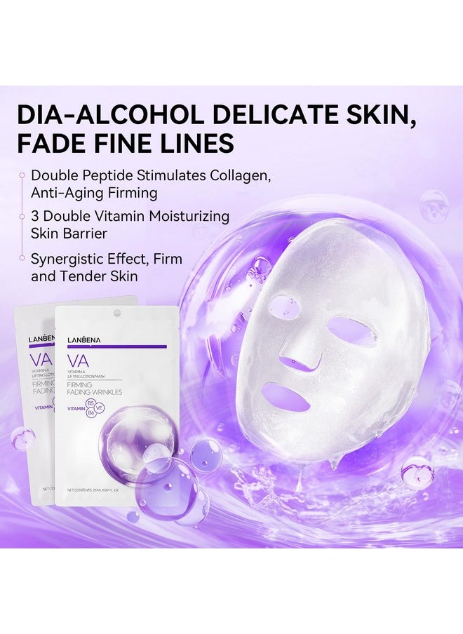 LENBENA Vitamin A Snail Mucin Serum, Self Care, Face Masks for Dry, Sensitive Skin, Not Tested on Animals