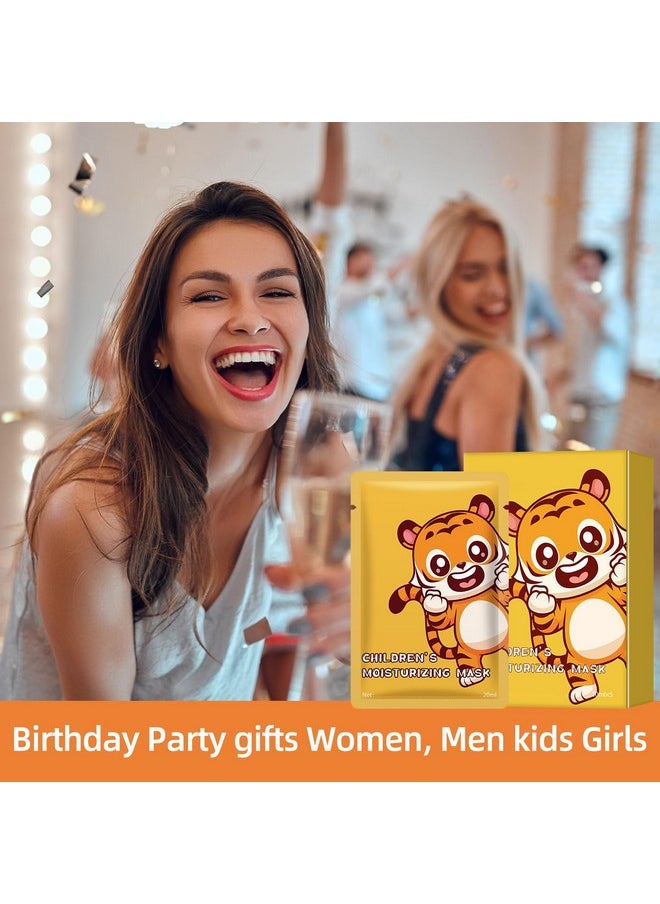 IREV Sheet Mask Skin Care, Animal Character Sheet Masks, Face Mask Skincare, Beauty Facial Mask Spa Face Mask, Soothing Face Sheet Masks, Facial Masks, Moisturizing Face Masks, 5 Pack (Tiger)