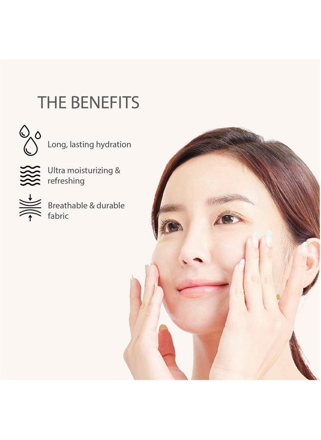 Innerest SKIN627 Bulk 24PK Face Masks Skincare, Facial Mask, Sheet Masks Korean (24PK Retinol with Pearl)