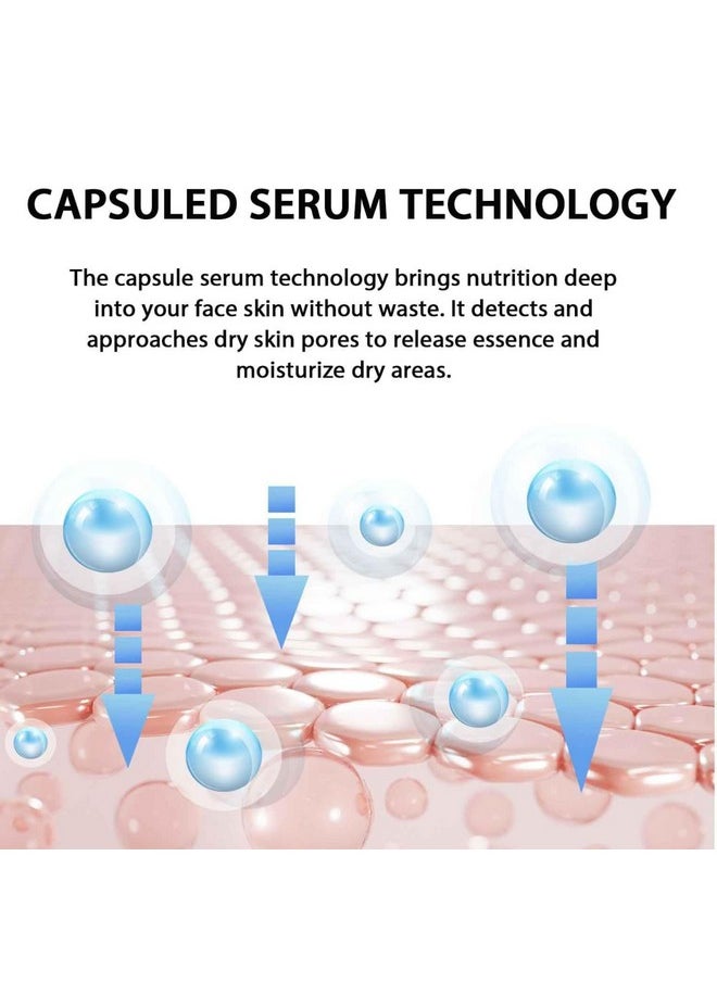 Lululun 21 EA Facial Sheet Masks for Dry Skin & Dull Skin Women & Men, Hydrating & Moisturizing Daily Face Sheet Mask with Seaweed & Cranberry Extracts, Natural Face Skincare from Japan, PURE PINK