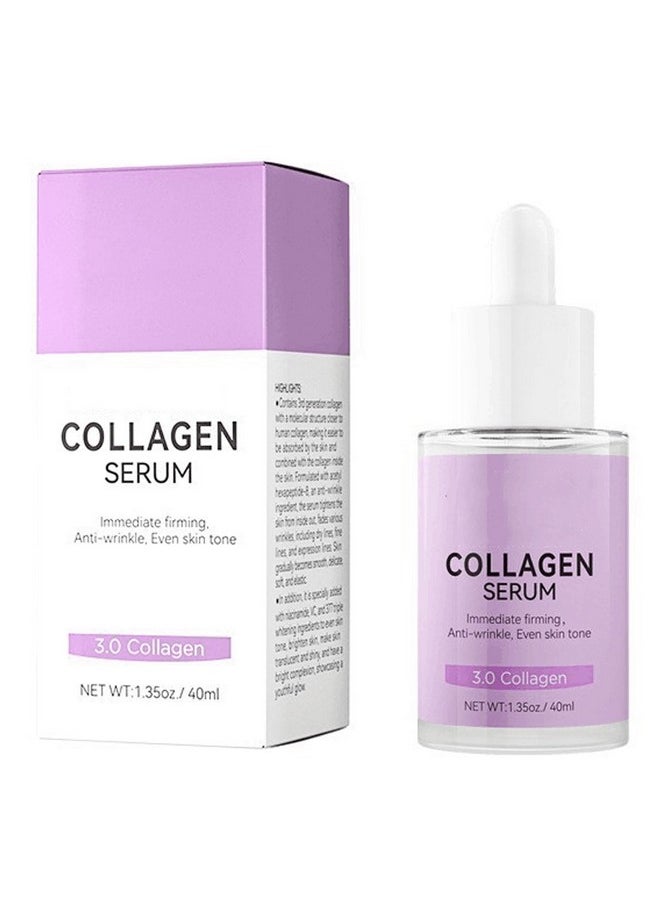Collagen Serum For Face, Collagen Face Serum For Skin Tightening Helps Lift, Plump, & Firm Sagging Skin, Serums For Skin Care, Anti Wrinkle 1.35 Fl Oz