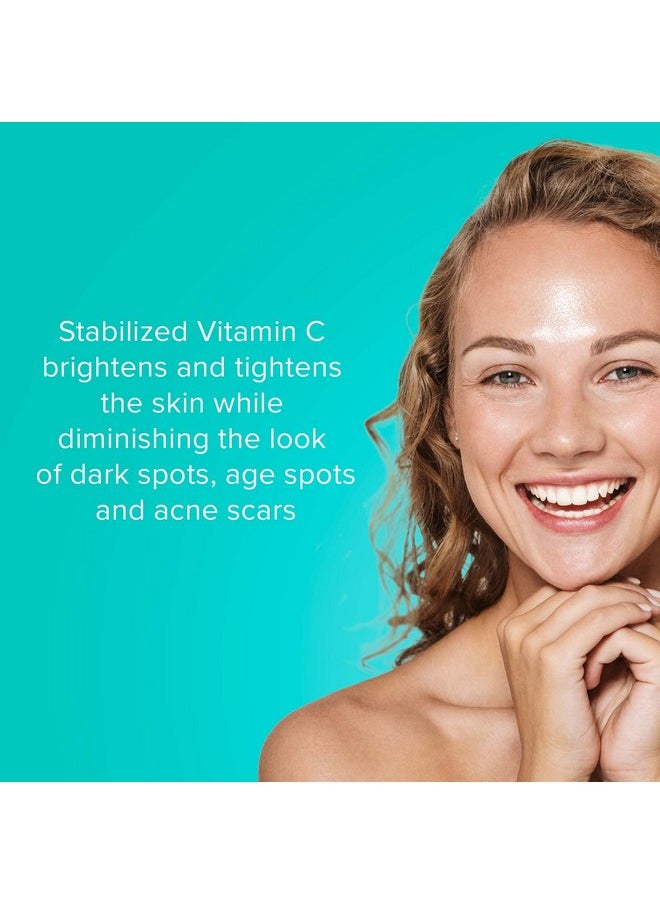 ClarityRx C-Results Vitamin C Brightening Face Serum, Natural Plant-Based Anti-Aging Facial Treatment for Dark Spots & Acne Scars (0.5 fl oz)