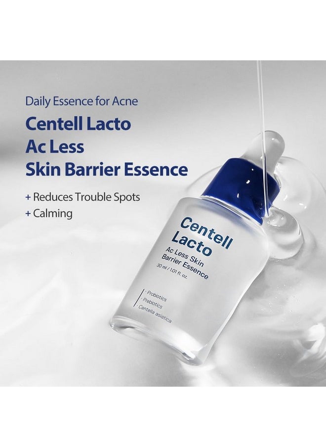 SUNGBOON EDITOR Centell Lacto AC Less Skin Barrier Essence Serum | Acne Treatment for Face | Probiotics Skin Care for Sensitive Skin | Niacinamide Hydrating Face Serum | Korean Skin Care
