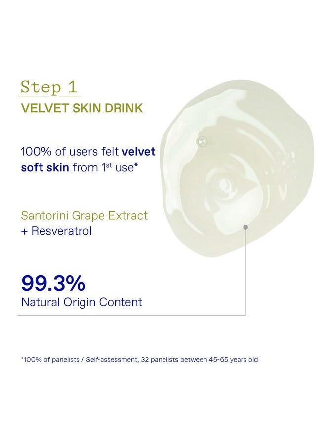 KORRES | Santorini Grape Duo regimen set | Velvet Skin Drink Face oil & Skin Cream