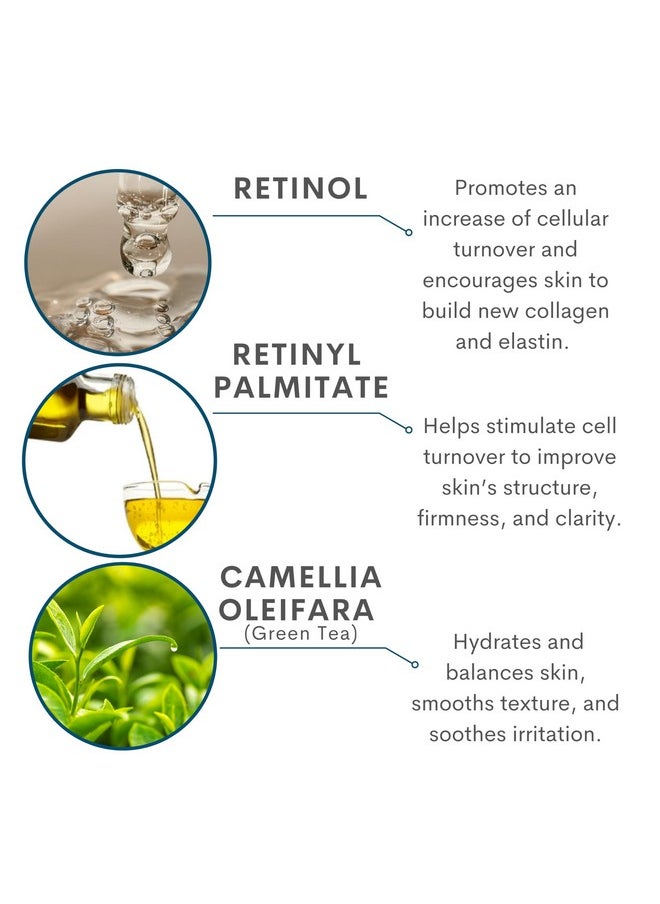 Serious Skincare Retinol Facial Care DUO - A Force XR Serum Concentrate & A Cream XR Moisture Cream for Face - With Vitamin C - Anti-Aging for Lines, Wrinkles - Resurfaces and Hydrates Skin