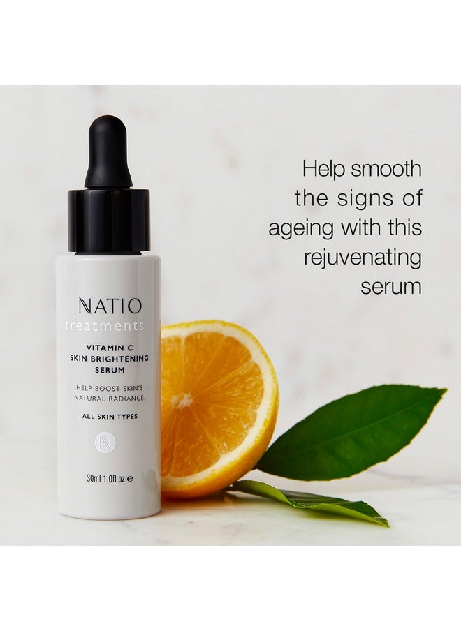 Natio Plant Peptide Line and Wrinkle Serum, 1 oz - Anti Aging Serum - Rejuvenating Face Serum - Daily Serum for Face to Revitalize Skin Texture