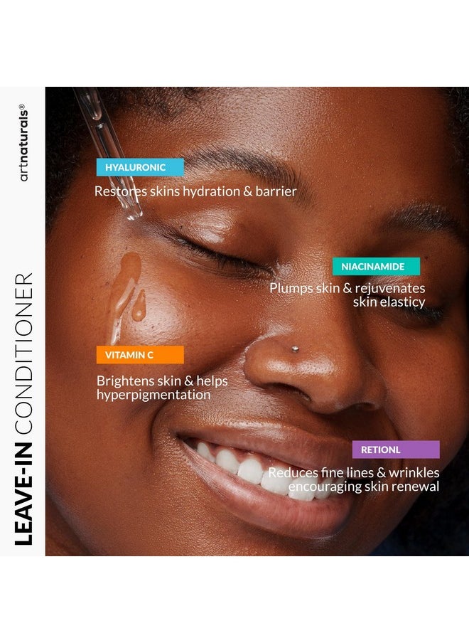 Vitamin C Serum Skin Care 4-Piece Set: Includes Retinol, Hyaluronic Acid & Niacinamide - Anti-Aging, Skin Brightening, Hydrating, Wrinkle Reduction, Dark Spot Corrector - 3-Month Supply - artnaturals