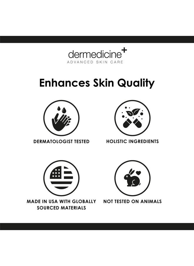 Dermedicine Resveratrol Liquid Serum Facial Skin Care Lift Resveratrol Serum for Face 2 Fl Oz