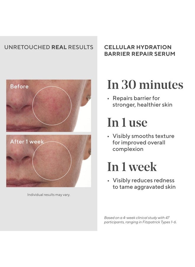Murad Cellular Hydration Repair Serum Refill - Hydrating Face Serum Repairs Lipid-Depleted Skin Barrier- Hexapeptide-9, Bilberry, and Hyaluronic Acid Delivers Stronger Healthier Skin - 1 Fl Oz