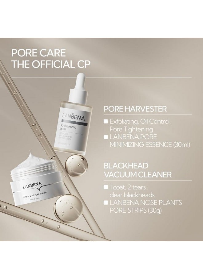 LANBENA Pore Minimizer for face, Skin Care, Pore Minimizer Treatment Serum 2.0, Facial Essence for Shrinking Pores, Relieving Dryness, Oil Control Firming, Moisturizing after Remover Blackhead, 30ML