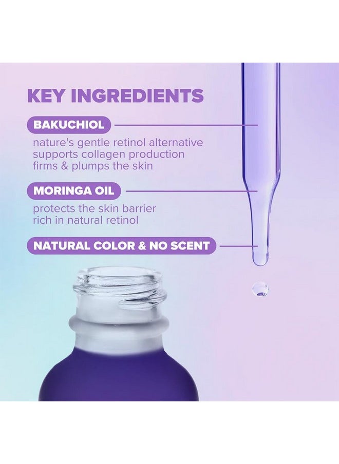 ClarityRx Better With Age Renewing Bakuchiol Face Serum for Anti-Aging, Gentle Alternative Retinol Serum, Plant Based, Cruelty Free, Paraben Free (1 fl oz)