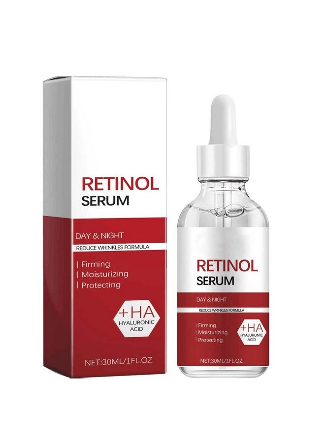 Retinol Facial Serum For Face, Anti Aging Face Serum for Lines, Wrinkle Smoothing, Dark Spot Corrector, Suitable For All Skin Types 1.0 Fl. Oz