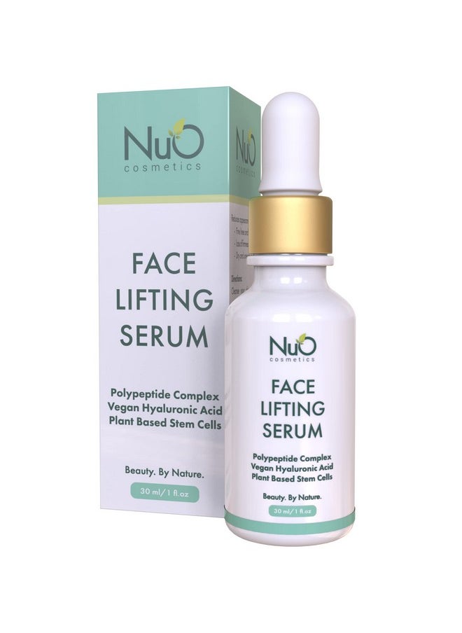 nuorganic Face Lifting Serum with Plant Stem Cells & Matrixyl 3000 - Advanced Anti-Aging to Minimize Fine Lines & Wrinkles - Vegan & Cruelty Free (1fl Oz)