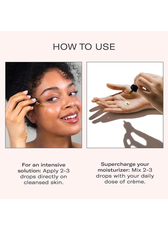 Odacité Brightening Serum Concentrate with Green Tea + Lemongrass for Radiant Skin - Lightweight, Hydrating & Brightening Anti-Aging Facial Oil Concentrate for Sluggish & Lackluster Skin - 0.17 fl. oz