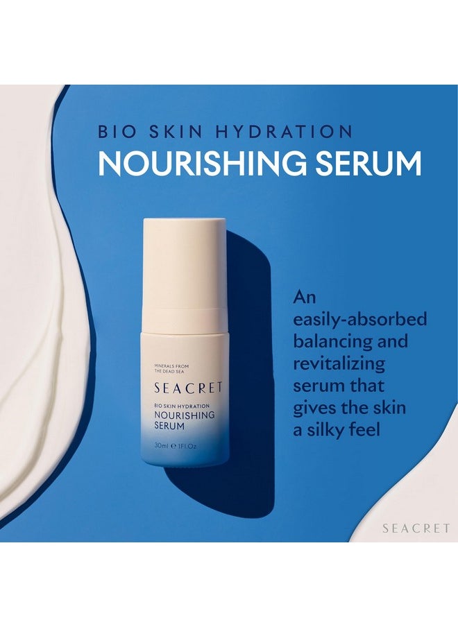 SEACRET Bio Skin Hydration Nourishing Serum | Hyaluronic Acid Serum for Face with Niacinamide & Antioxidants | Hydrating Serum for Face for All Skin Types | Night Serum & Daily Skincare - 1.7 FL.OZ