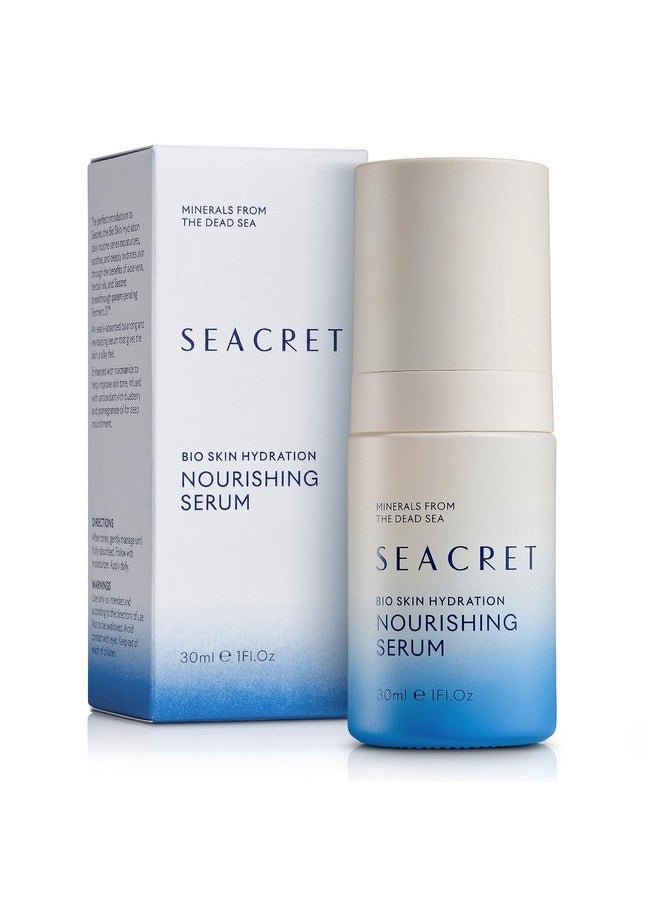 SEACRET Bio Skin Hydration Nourishing Serum | Hyaluronic Acid Serum for Face with Niacinamide & Antioxidants | Hydrating Serum for Face for All Skin Types | Night Serum & Daily Skincare - 1.7 FL.OZ