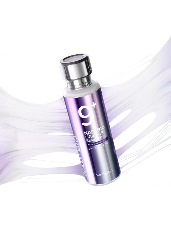 numbuzin No.9 Essence | NAD+ BIO Lifting-sil Essence | Lifting, Firming, Wrinkles, Fine Lines, Elasticity | Peptides, NAD+ | Serum for Aging, Dull Skin | 1.69 fl. oz.