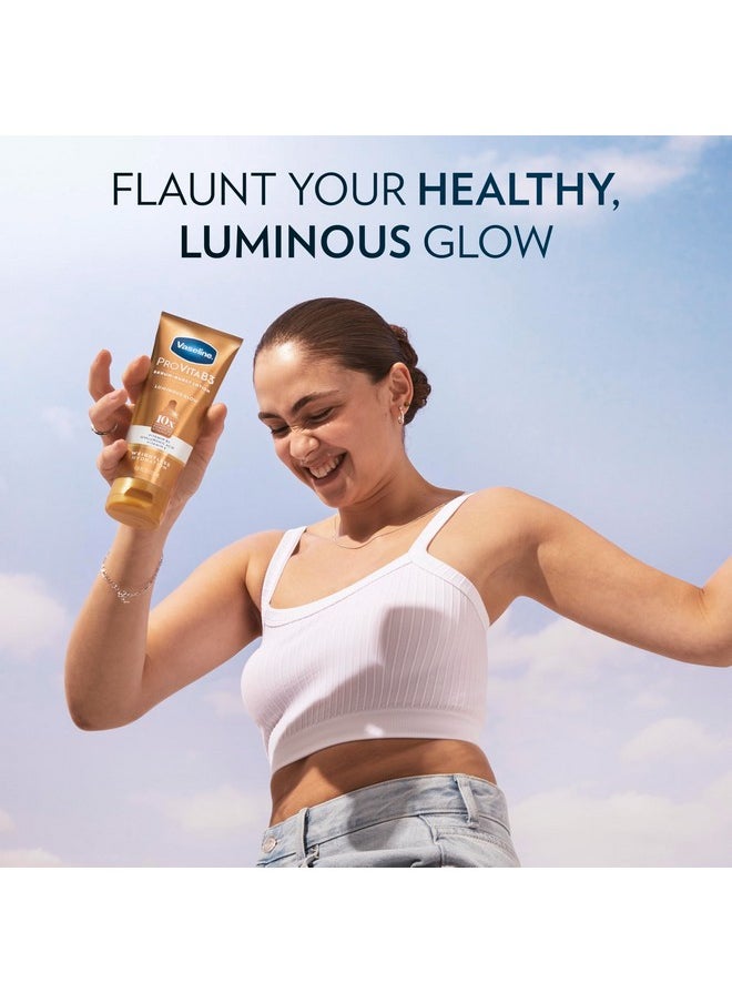 Vaseline Pro VitaB3 Serum Burst Lotion Luminous Glow Healthy, Glowing Skin, Lightweight 10x Antioxidant Power of Vitamin C with Vitamin B3, Hyaluronic Acid & Vitamin E, 7.5 Fl Oz