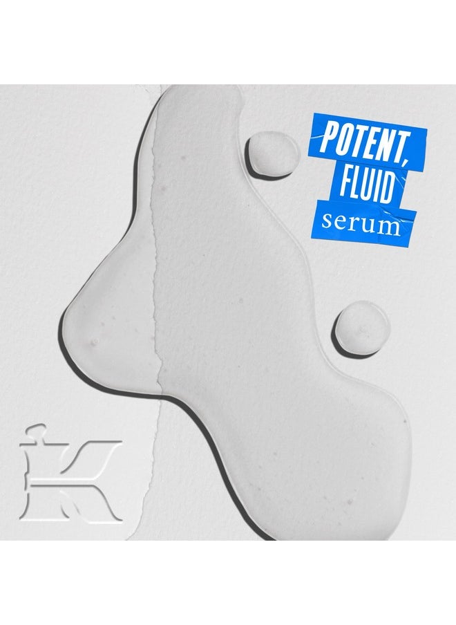 Kiehl's Ultra Pure High-Potency 1.5% Hyaluronic Acid Serum, Concentrated Face Serum for Dry Skin, Instantly Boosts Hydration, Plumps Skin, All Skin Types, Fragrance-free - 1 fl oz