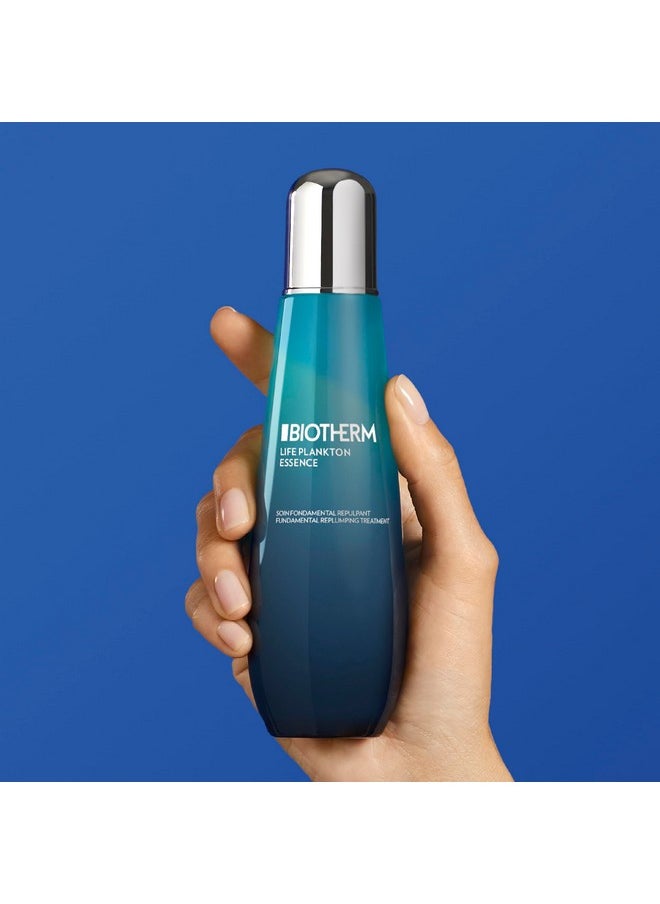 Biotherm Life Plankton Clear Essence, Moisturizing Face Essence for All Skin Types with Biotech Plankton, Regenerating Care to Nourish, Protect and Plump Skin, 4.2 Fl. Oz.
