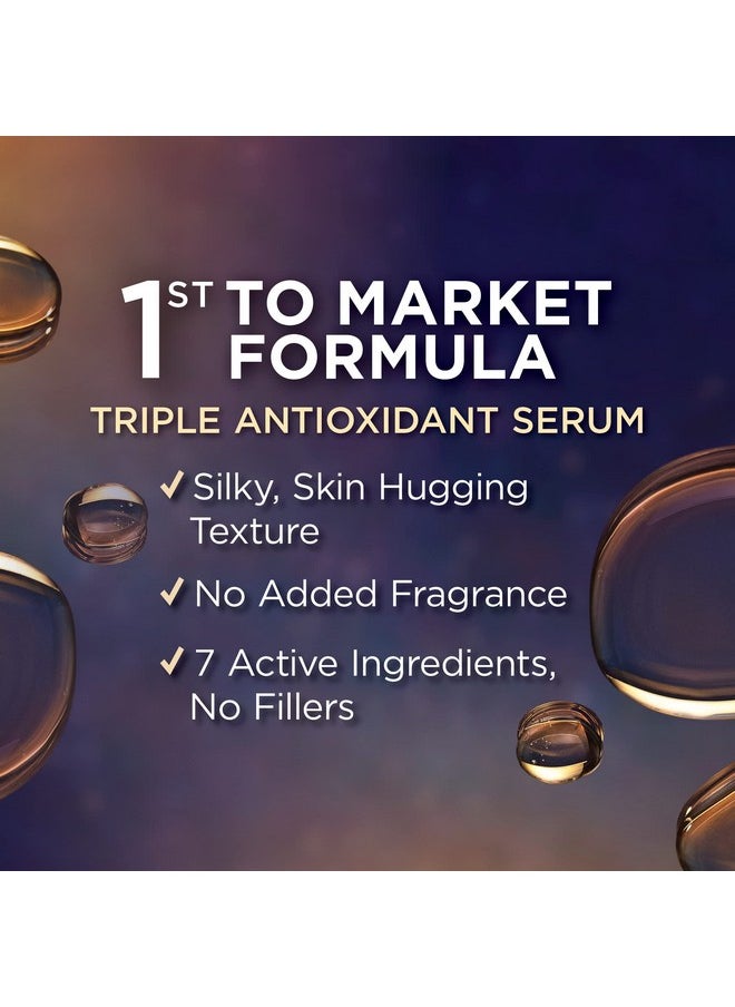 IT Cosmetics Confidence in Your Beauty Sleep Triple Antioxidant Brightening Serum - 24HR Hydration - Anti-Aging - 12% Vitamin C Serum - Fragrance Free - All Skin Types, 1.0 fl. Oz