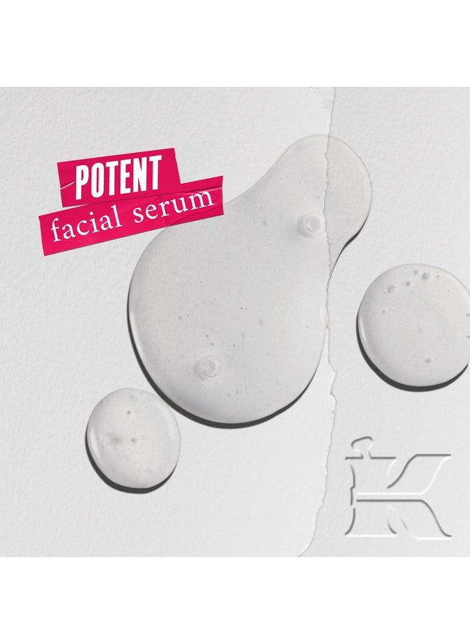 Kiehl's Ultra Pure High-Potency 9.8% Glycolic Acid Serum, Concentrated Face Serum to Exfoliate for Glowy Skin, Visibly Smooths Skin Texture & Boosts Skin Glow, All Skin Types, Fragrance-free - 1 fl oz