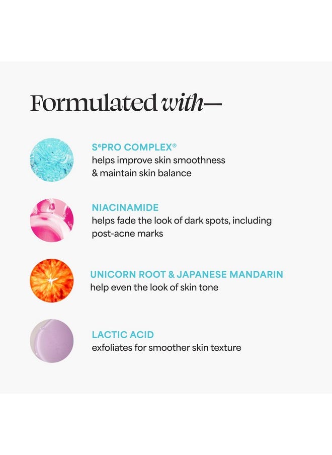 TULA Skin Care Dark Spot Serum - 7% Pro-Niacinamide Treatment to fade look of Dark Spots & Post-Acne Scars, Contains Probiotic Extracts, Niacinamide and Unicorn Root, 1 fl oz.