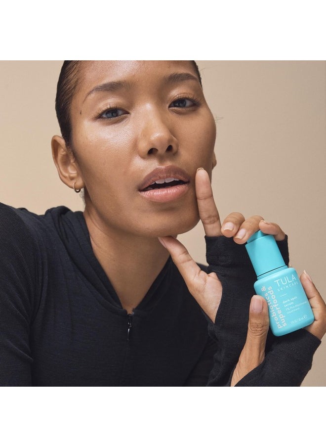 TULA Skin Care Dark Spot Serum - 7% Pro-Niacinamide Treatment to fade look of Dark Spots & Post-Acne Scars, Contains Probiotic Extracts, Niacinamide and Unicorn Root, 1 fl oz.