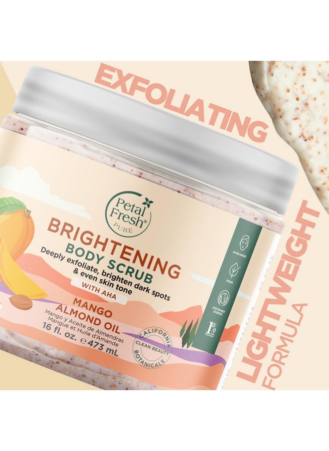Petal Fresh Pure Brightening Body Scrub Mango + Almond Oil