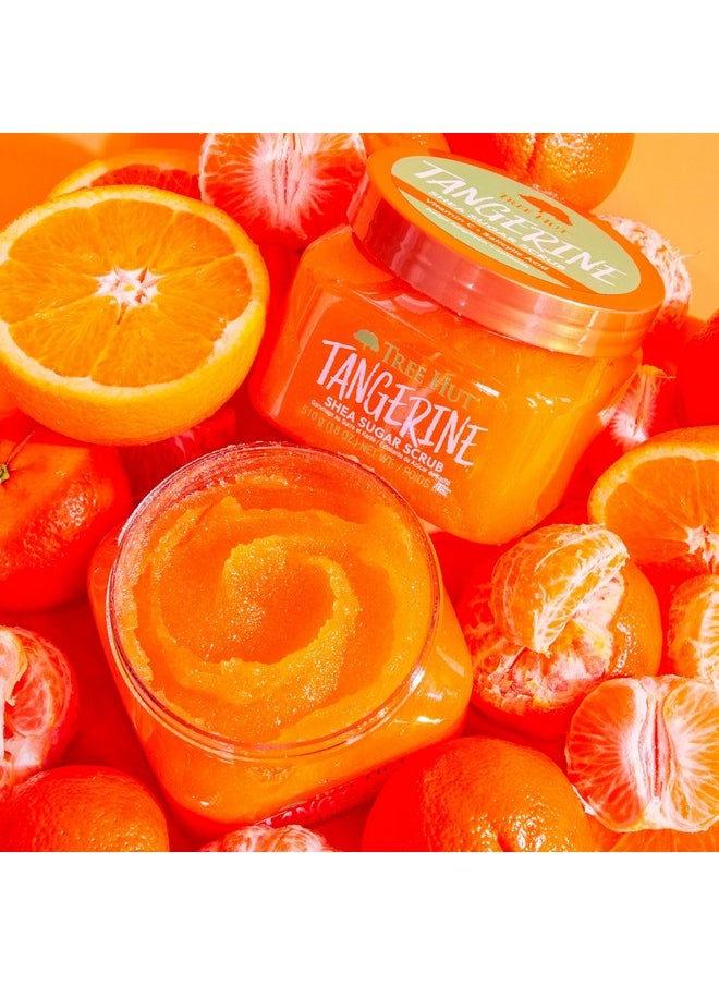 Tree Hut Tangerine Shea Sugar Scrub | Exfoliating Body Scrub Removes Dead, Dry Skin for a Soft & Hydrated Feel | Nourishing Essential Body Care | 18 fl oz.