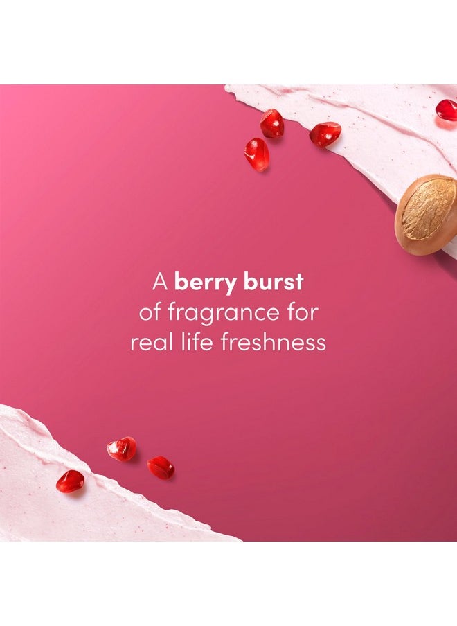 Dove Pomegranate& Shea Butter Body Scrub Exfoliates and Deeply Nourishes for Smooth, Radiant Skin 15oz