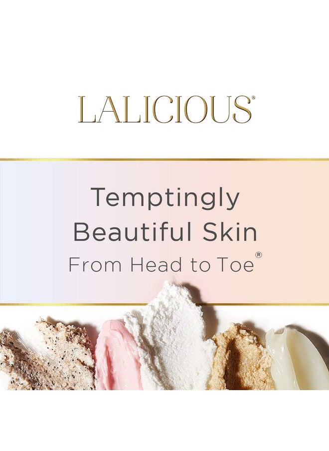 LALICIOUS Sugar Lavender Extraordinary Whipped Sugar Scrub - Cane Sugar Body & Foot Scrub, Exfoliating & Moisturizing Skin Care with Coconut Oil & Honey, No Parabens (16oz)