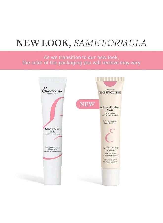 Embryolisse Active Night Peeling Treatment. Ultra Gentle Night Exfoliating Cream with Shea Butter for Radiant Skin. Leaves the Face Softer, Rejuvenated & More Radiant. 1.35 Fl Oz
