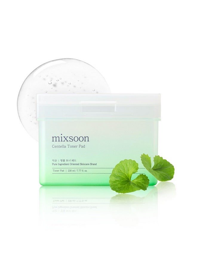 mixsoon Centella Asiatica Toner Pad,Soothing, Hydration, Centella Extract, Gauze Pad, (230ml/ 7.77fl.oz/ 120 Sheets)