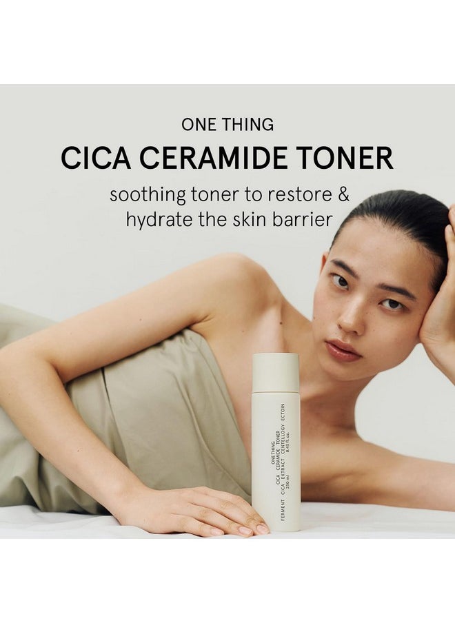 ONE THING CICA Ceramide Toner 8.45 Fl Oz | Centella Asiatica Soothing Calming Hydrating Facial Toner for Sensitive Dry Combination Skin, Barrier Repair Strengthening, Firming | Vegan Korean Skin Care