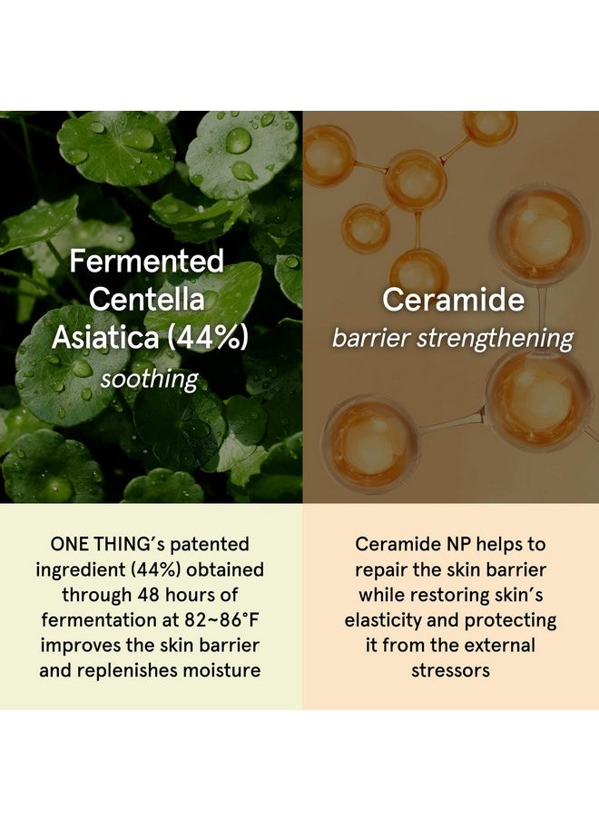 ONE THING CICA Ceramide Toner 8.45 Fl Oz | Centella Asiatica Soothing Calming Hydrating Facial Toner for Sensitive Dry Combination Skin, Barrier Repair Strengthening, Firming | Vegan Korean Skin Care