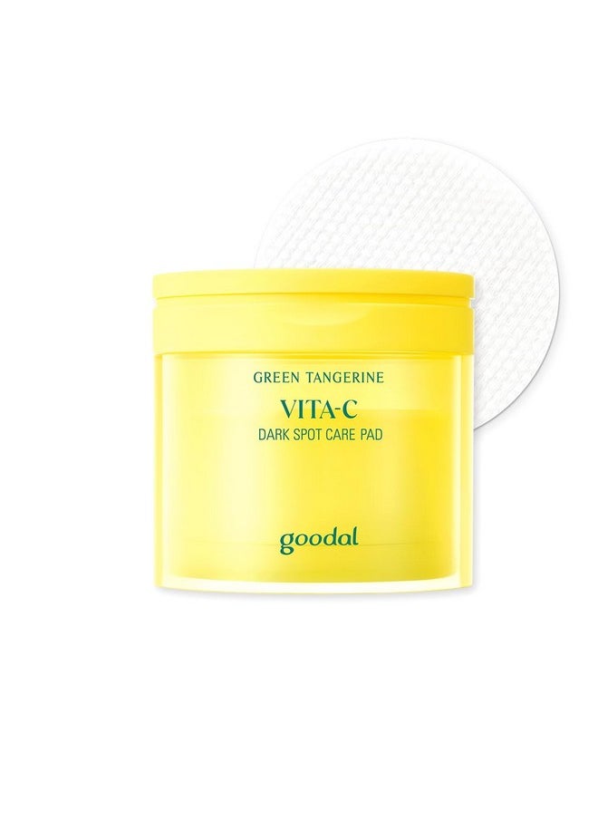 GOODAL Green Tangerine Vita C Toner Pads, Korean Skin Care, K-Beauty, Glass Skin, Pore Care, 70 Sheets, Valentine Day Gifts