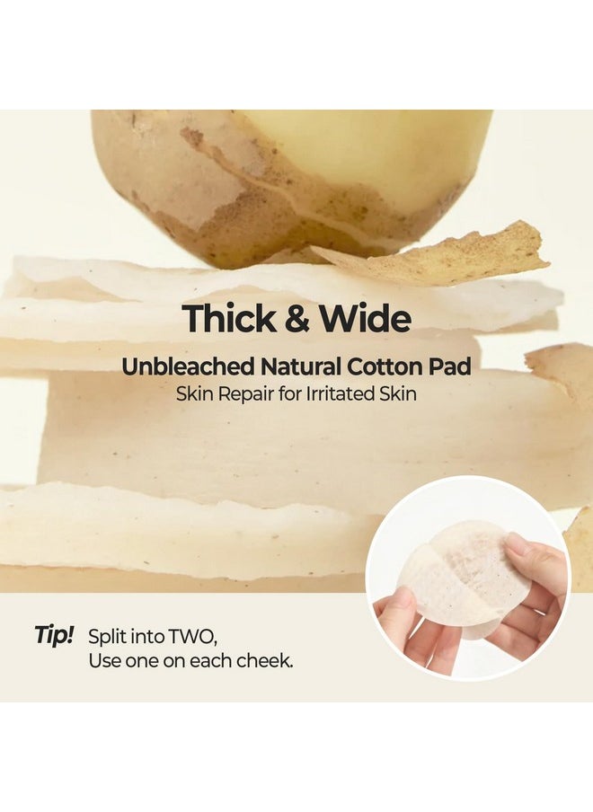 SKINFOOD Potato Madecassoside Soothing Toner Pad, Korean Skincare Facial Toner, Blemish Pads, Damaged Skin Barrier Improvement, Redness Relief, 8.81 oz (60 Pads)