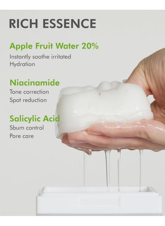 DERMAL Apple Peeling Toner Pad - Gentle Exfoliating and Hydrating Toner Pads with AHA, BHA, and PHA for Smoother, Radiant Skin - Facial Peels, Resurfacing Facial Exfoliants, 80pads